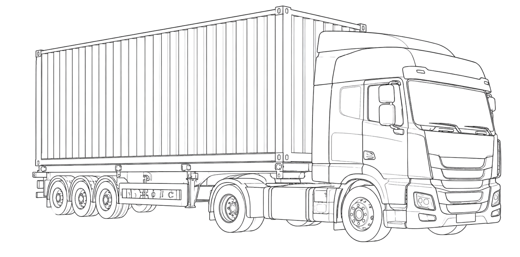 Safe Cargo logistics truck